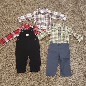 9M plaid long sleeve